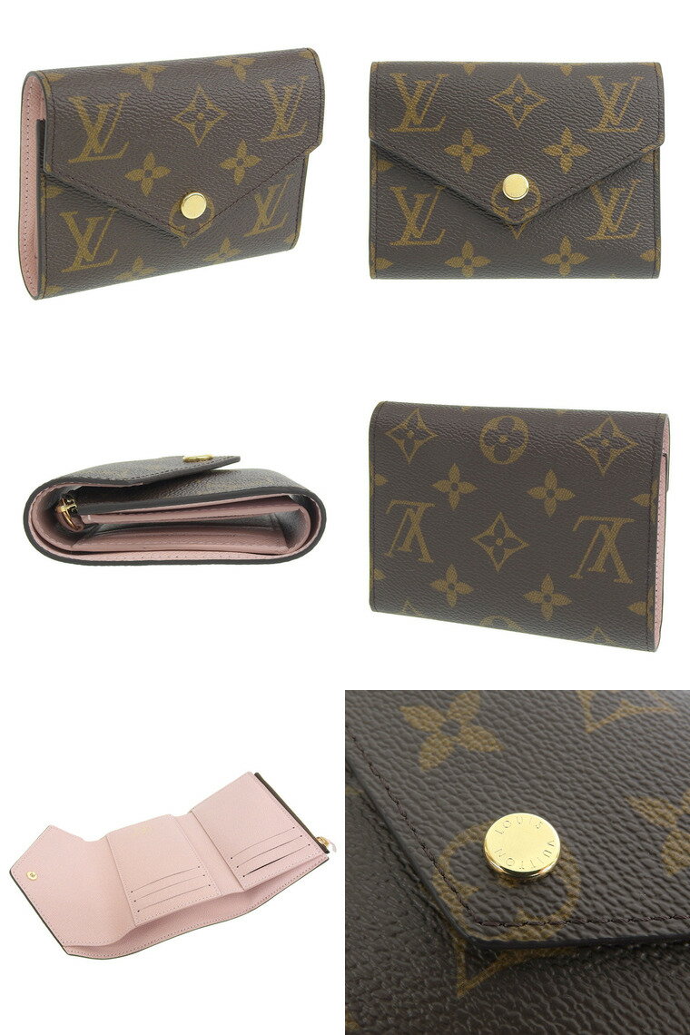 ルイヴィトン LOUIS VUITTON 三つ折り財布 LV m62360 | ミニウォレット サイフ 財布 ファスナー 小銭入れ カード入れ 多い レディース かわいい 可愛い おしゃれ オシャレ ブランド 春