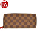 ルイヴィトン ダミエ 財布（レディース） ルイヴィトン 財布 LOUIS VUITTON ショップ袋付き LV ラウンドファスナー長財布 「ポルトフォイユ・クレマンス」 ダミエ ダミエキャンバス n60534 メンズ・レディース・ユニセックス ルイ ヴィトン ルイビトン 父の日 プレゼント