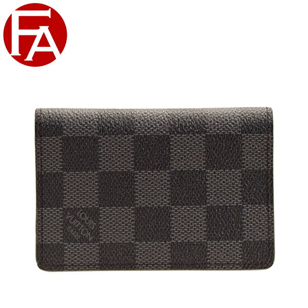 ルイヴィトン LOUIS VUITTON ショップ袋付き カードケース LV メンズ n63143| 名刺入れ カード入れ ICカード ケース コンパクト メンズ かっこいい おしゃれ オシャレ シンプル ブランド ビジネス ルイ ヴィトン ルイビトン