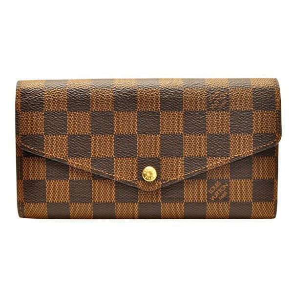 ルイヴィトン LOUIS VUITTON ショップ袋付き 財布 長財布 ポルトフォイユ・サラ ダミエ 折り財布 LV n63209 | サイフ ファスナー 小銭入れ カード入れ 多い レディース ブランド ルイ ヴィトン 土日祝も毎日発送します