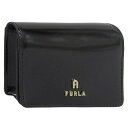 フルラ 小物 レディース カードケース アウトレット レザー ブラック FURLA CAMELIA BUSINESS CARD CASE WP00306T200...