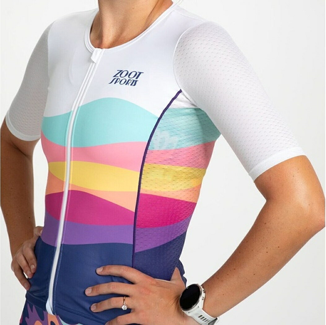 【Zoot】WOMEN'S TRI AERO JERSEY (La Mer) セパレート トップス トライアスロン トライジャージ レディース ZFT15063