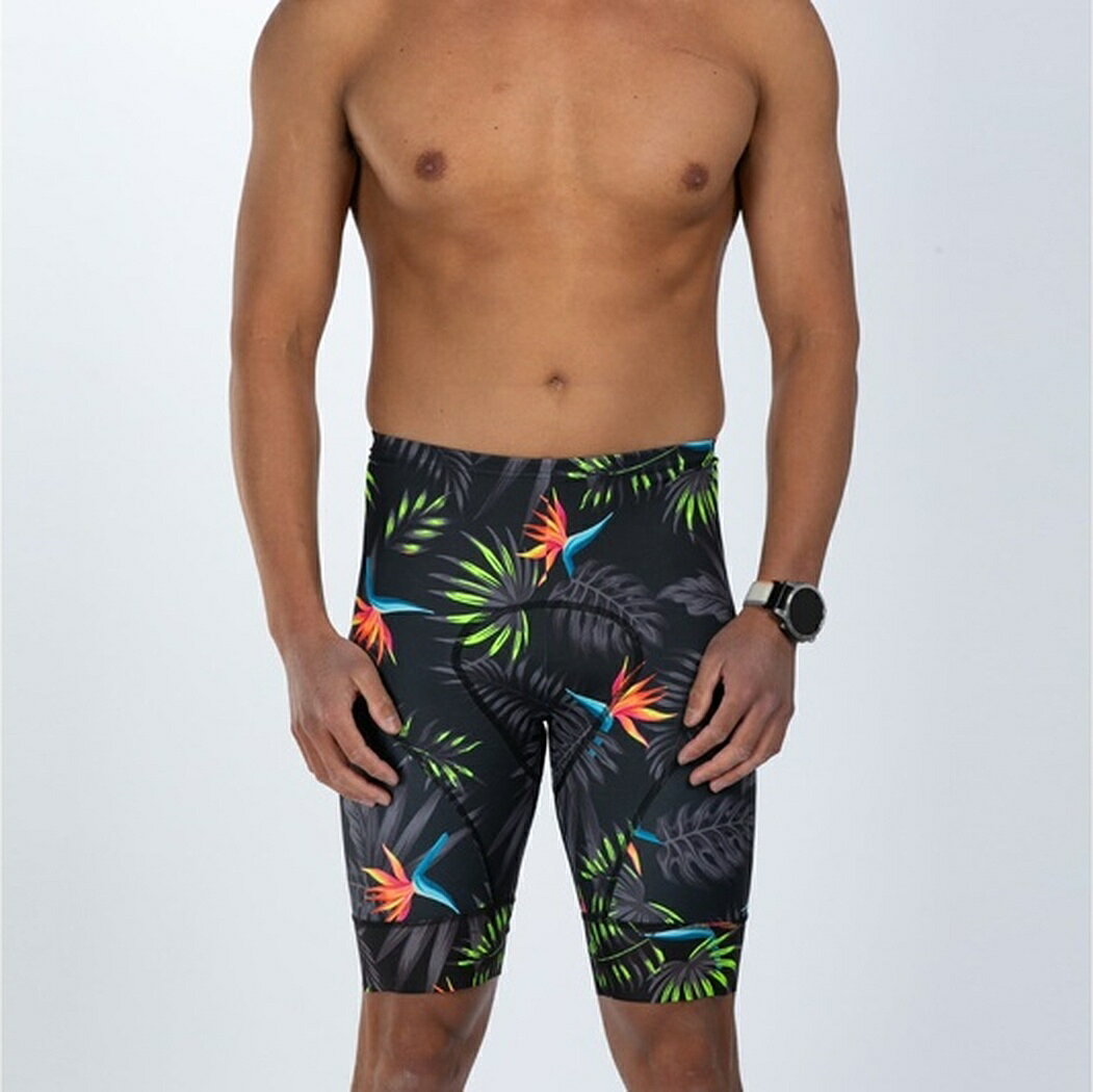 【Zoot】MEN CYCLE SHORT (Tropical Magic) トライアスロンウエア サイクルショーツ バイクパンツ メンズ ZMC22015