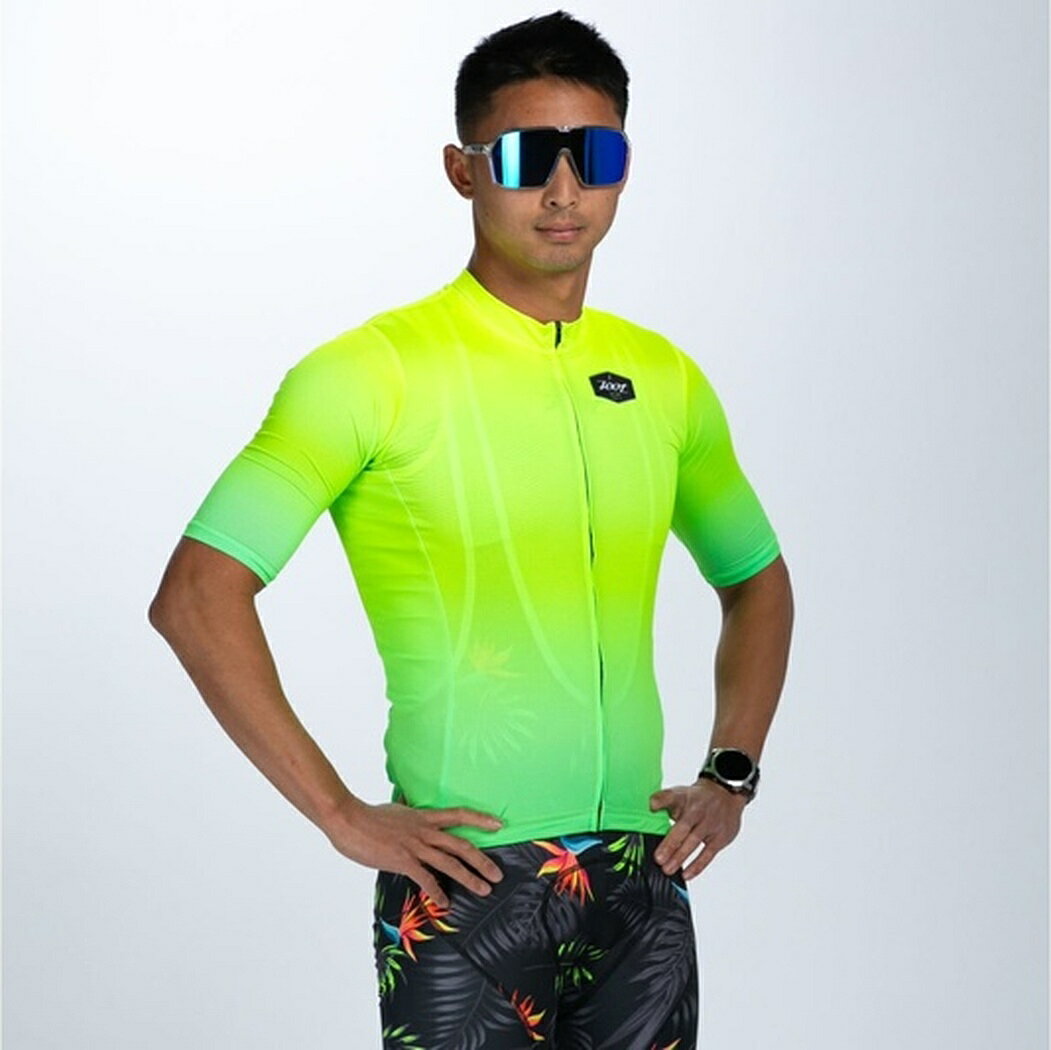 【Zoot】MEN'S CYCLE AERO JERSEY (Tropical Magic) トライアスロンウエア サイクルジャージ バイクジャージ トップス メンズ ZMC11086