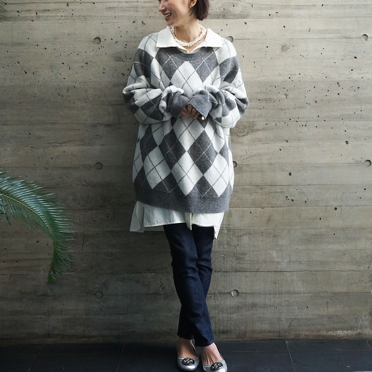 アーガイルニットのサムネイル