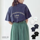 【SALE 最終価格】トップス tシャツ レディース 半袖 ロゴ バックプリント 背中 英字 メッセージ Tシャツ カラー ゆったり ゆる シンプル カジュアル...