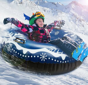 スノーチューブ　スキーサークル スキーリング スキー用品　浮き輪 雪遊び 雪 安全　持ち運びが簡単 ゴム材料 耐引裂性 おもちゃ　ハンドル付き　面白い 冬季 子供・大人用　プレゼント 100cm 120cm