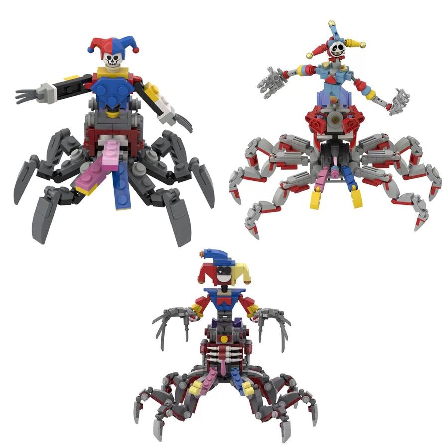 対応ポピープレイタイム ブロック ポピー 5 チャプター 5 フィギュア 積み木 ピエロ ジョッカー 人気ゲーム 組み立て 図形キューブ知育玩具 人形つみき置物（楽天・SUCINACO スシナ）