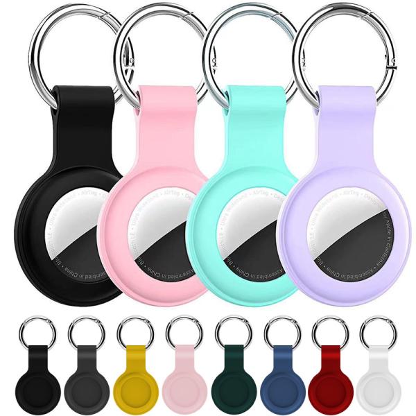 【週末限定 15%OFFクーポン配布中】AirTag ケース 保護 エアタグ アップル カラビナ 保護カバー Airtagケース 5色 シリコン 超薄い 警報GPS ペット 紛失防止 カバン 鍵 ランドセル スーツケースのサムネイル