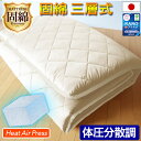 日本製 マットレス シングル 固反発 固綿 3層構造 高反発 マットレス 抗菌 制菌 防臭 速乾 吸汗 OP 清潔 洗える 防ダニ 国産 収納 マットレス