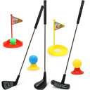 ゴルフスポーツ玩具 子供おもちゃ キッズミニゴルフトレーナー ゴルフボールゲーム プレゼント 運動玩具 ゴルフ初心者 練習 レジャー プラスチック ファミリース...