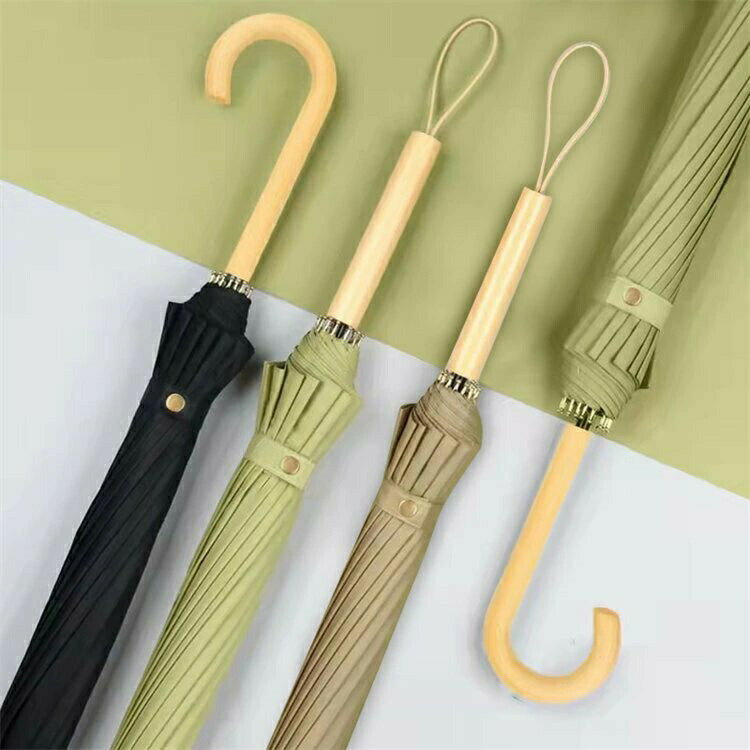 撥水加工 雨傘 日傘 長柄 ボタン 撥水加工生地 折れない 多骨傘 晴雨兼用 ジャンプ傘 手動閉式 自動開 ..