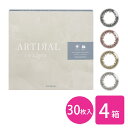 【送料無料】アーティラル1day 58UVM 30枚入 4箱セット ( SHOBIDO ARTIRAL / ブラック ブラウン オークル ダークブラウン / 度なし 度あり / カラコン カラーコンタクト)(4)