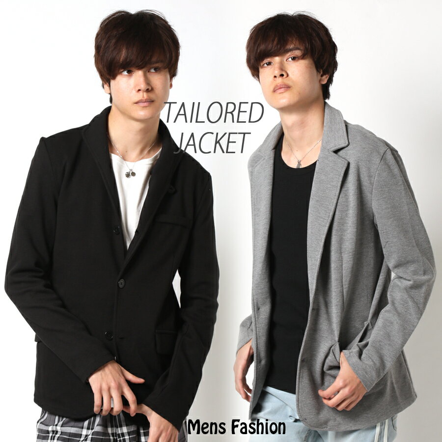 テーラードジャケット メンズ カルゼ編み ジャケット メンズファッション イタリアンカラー ジャケット..