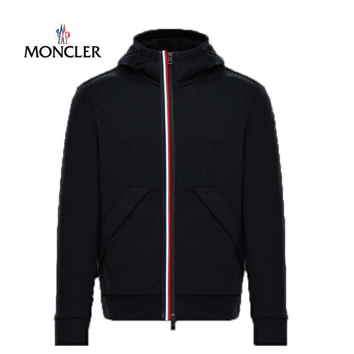MONCLER モンクレール 2018年春夏新作 メンズ SWEATSHIRT スウェットシャツ ブラック ジャケット ブルゾン ダウン 高級 アウター