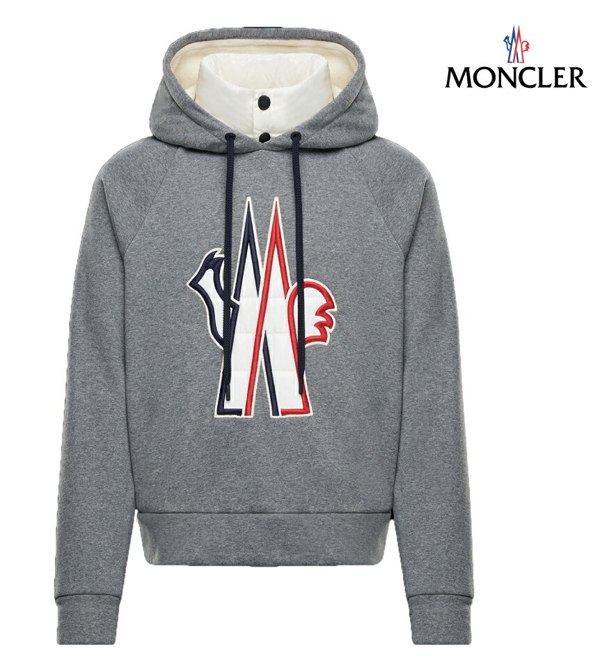 MONCLER モンクレール GRENOBLE SWEAT-SHIRT スウェット パーカー メンズ グレー 2019-2020年秋冬