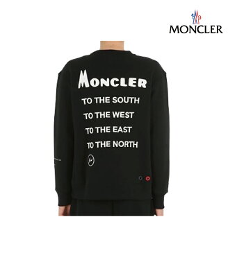 MONCLER モンクレール 7 MONCLER Genius コレクション コットン スウェットシャツ メンズ ブラック 2018-2019年秋冬