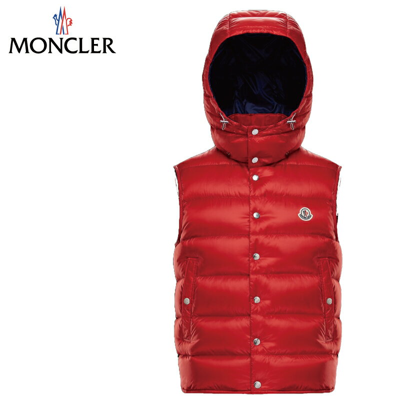 MONCLER モンクレール BILLECART ダウンベスト メンズ Rouge レッド ダークブルー 2019-2020年秋冬