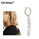 OFF-WHITE Silver-Tone Single Earring 2023SS オフホワイト シルバートーン シングル イヤリング/ピアス 2023年春夏