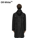 Off-White Unfinished Print Techno Raincoat Black/Silver Mens Outer 2020SS オフホワイト アンフィニッシュドプリント テクノレインコート ブラック/シルバー メンズ アウター 2020年春夏