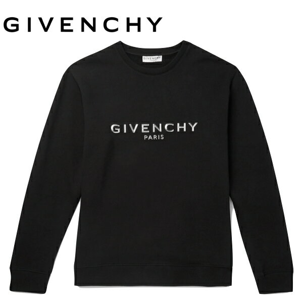 GIVENCHY Logo-Detailed Loopback Cotton-Jersey Sweatshirt 2020AW ジバンシー ロゴ ディテール ループバック コットン ジャージー スウェットシャツ トレーナー メンズ 2020年秋冬