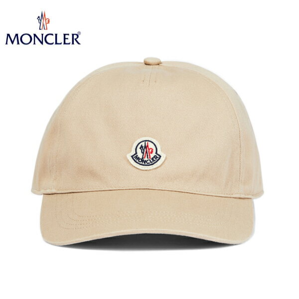 MONCLER Logo baseball cap beige 2023SS ١ܡ륭å ١ 2023ǯղ