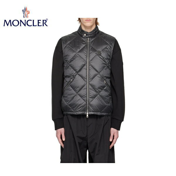 MONCLER Neste Mens Down Vest Black 2023SS モンクレール ネステ メンズ ダウンベスト ブラック 2023年春夏