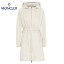 MONCLER Alfirk double-layered toggled hood raincoat beige 2023SS ダブル レイヤード トグルフード ..