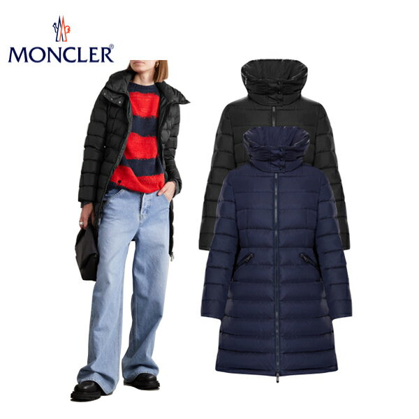 【2colors】MONCLER FLAMMETTE Navy,Black Ladys Down Jacket Outer モンクレール フラメット レディース ダウンジャケット ネイビー、ブラックの商品画像