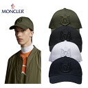 【4colors】MONCLER Gabardine cap Dark Green,Black,White,Night Blue 2023SS モンクレール ギャバジン キャップ 2023年春夏