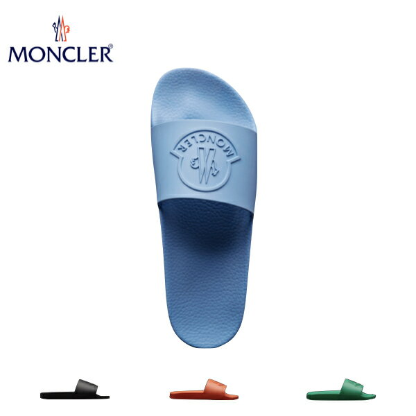 【スペック】 ●ブランド：MONCLER ●モデル：Basil Sandals ●スタイル：サンダル ●カラー：Light Blue,Black,Orange,Green ●素材：100% エラストジエン ●生産国：イタリア ●付属品：ブランドの下札、シリアルナンバー (code.moncler.comにて正規品の確認ができます。) moncler-mens-1152