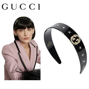 GUCCI Embellished headband Black 2023SS グッチ 装飾付き ヘッドバンド ブラック カチューシャ 2023年春夏