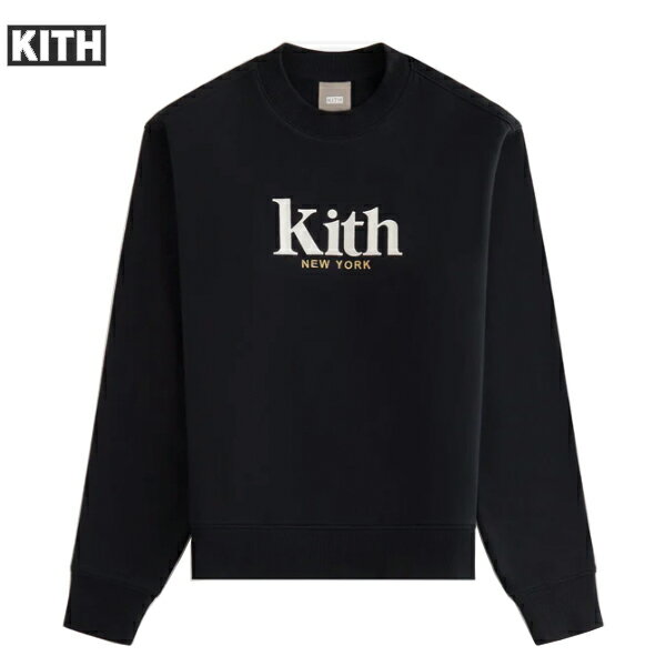 Kith New York レディースロゴ刺繍 Tシャツ 黒 M Kith New York レディースロゴ刺繍 Tシャツ 黒 M