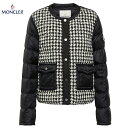 MONCLER Becasse tweed down jacket Black White 2023AW モンクレール べカス ツイード ダウンジャケット ブラック＆ホワイト2023年秋冬