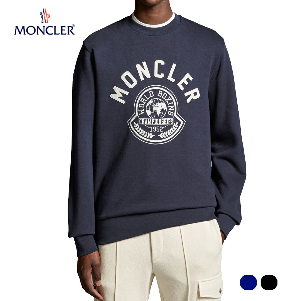 y2colorszMONCLER Sweatshirt with printed pattern Navy Blue,Black 2023AW N[ vgXEFbgVc 2023NH~