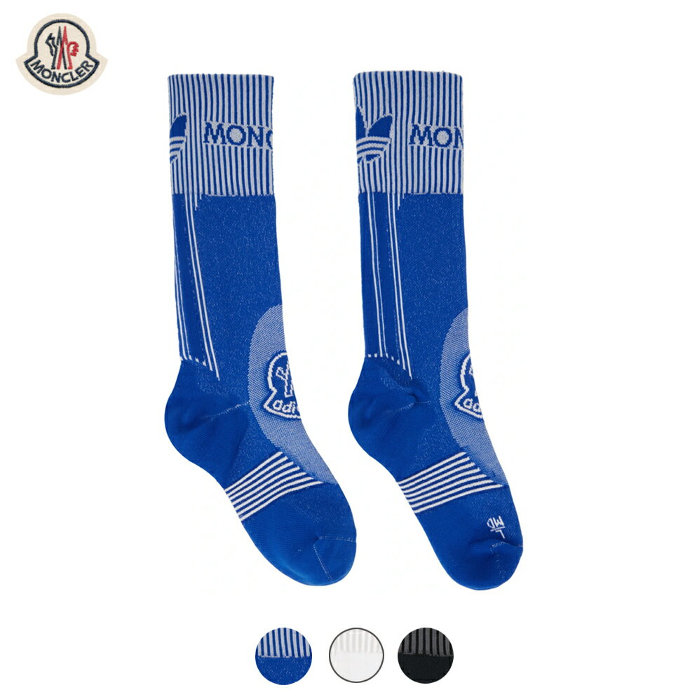 MONCLER GENIUS Moncler x adidas Originals Socks Blue,White,Black 2023AW モンクレール ジーニアス モンクレール x アディダス オリジナルス ソックス ブルー、ホワイト、ブラック 2023年秋冬