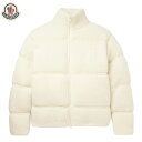 MONCLER Logo-Appliquéd Quilted Knitted Down Jacket Cream 2023AW モンクレール ロゴアップリケ キルティング ニット ダウン ジャケット クリーム 2023年秋冬の商品画像