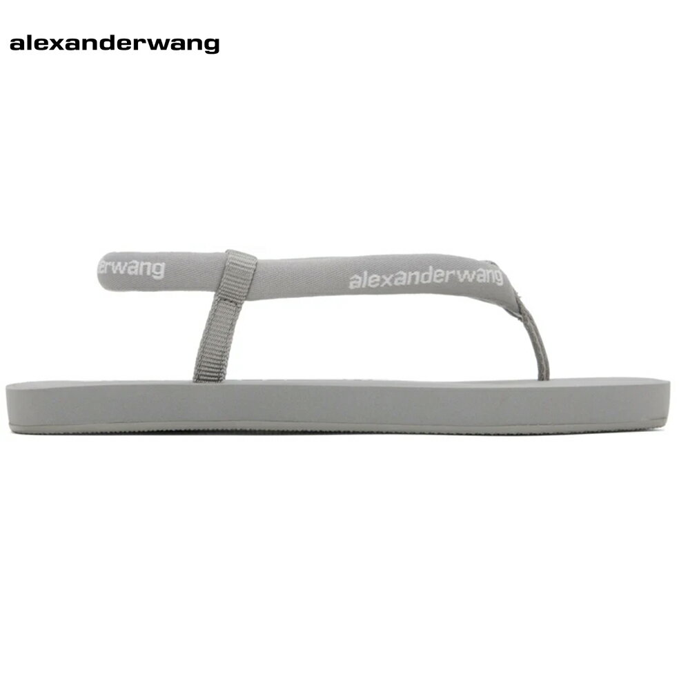 ALEXANDER WANG Tubular Flip Flop Sandals Grey 2023AW チューブラー ビーチ サンダル グレー 2023年秋冬