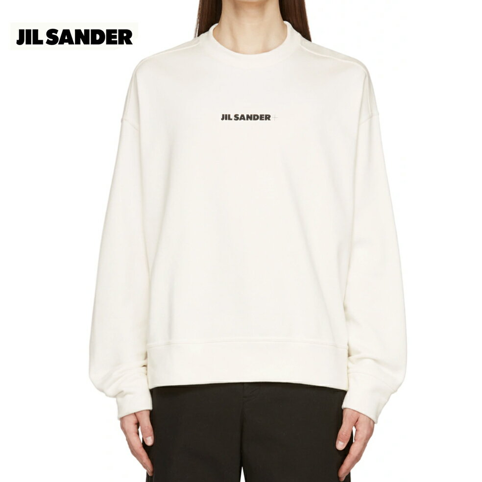 JIL SANDER Off-White Logo Sweatshirt 2023AW ItzCg S XEFbgVc 2023NH~