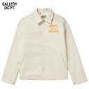 GALLERY DEPT. Montecito Logo-Print Cotton-Twill Jacket Ecru 2023AW M[ fvg eV[g Svg RbgcC WPbg GN[ 2023NH~