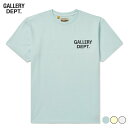 【3colors】GALLERY DEPT. Logo-Print Cotton-Jersey T-Shirt Blue,Ecru,White 2023AW ギャラリー デプト ロゴプリント コットンジャージー Tシャツ 2023年秋冬