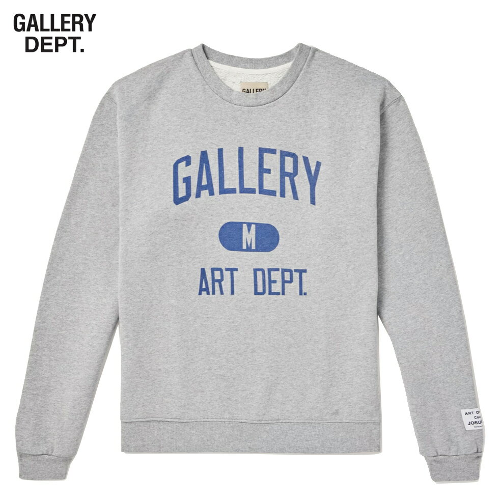 GALLERY DEPT. Logo-Print Cotton-Jersey Sweatshirt Grey 2023AW M[ fvg Svg RbgW[W[ XEFbgVc O[ 2023NH~