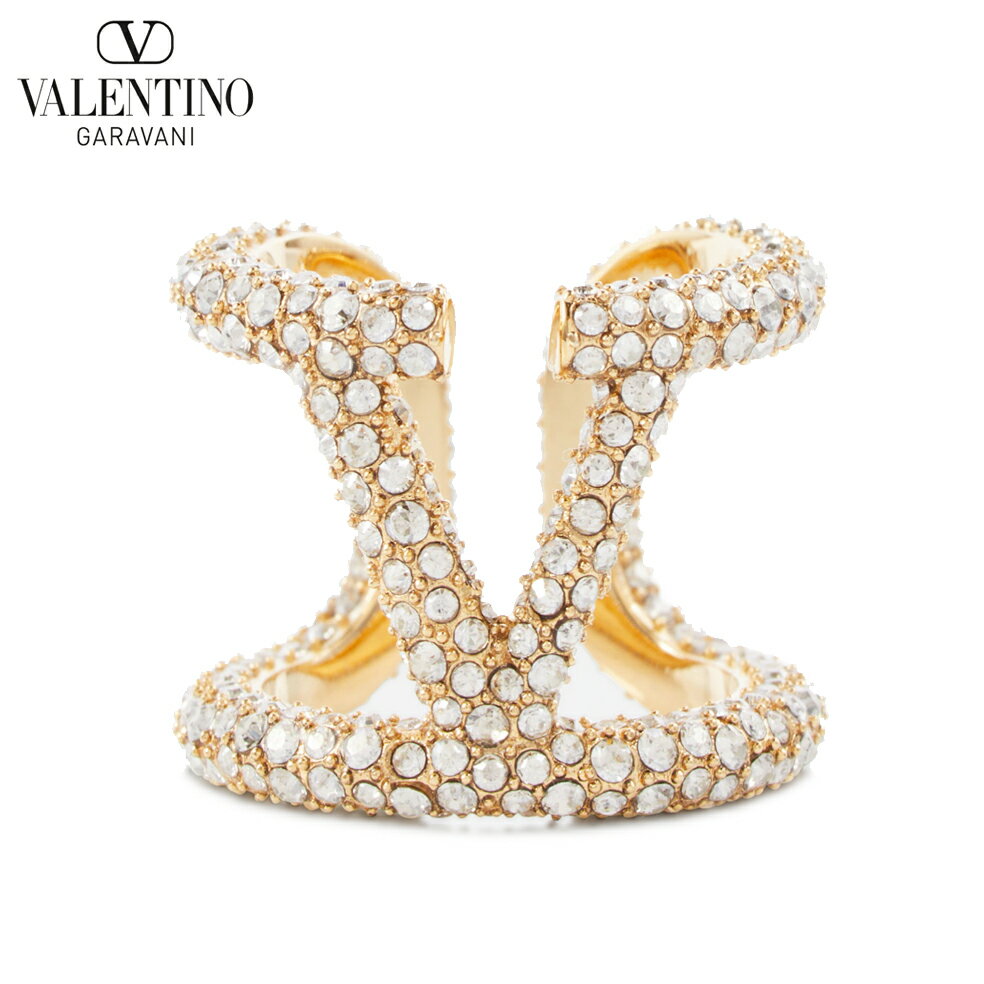 VALENTINO VLogo Signature Swarovski crystal ring ƥ V ͥ㡼 ...