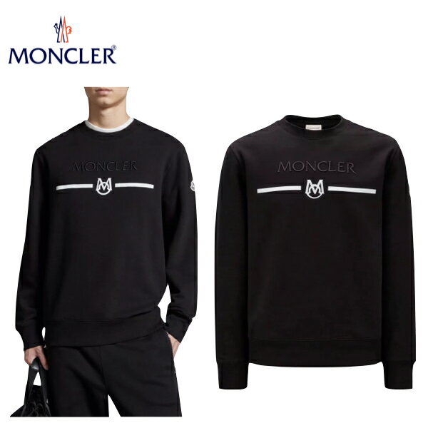 MONCLER LOGO SWEATSHIRT Black 2024SS N[ SXEFbgVc ubN 2024Nt