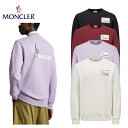 y4colorszMONCLER LOGO SWEATSHIRT Black,White,Red,Purple 2024SS N[ SXEFbgVc ubNAzCgAbhAp[v 2024Nt