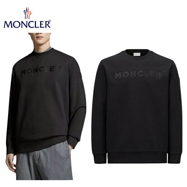 MONCLER LOGO SWEATSHIRT Black 2024SS N[ SXEFbgVc ubN 2024Nt