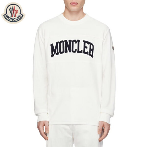 MONCLER Embroidered Sweatshirt White 2024SS N[ hJXEFbgVc zCg 2024Nt