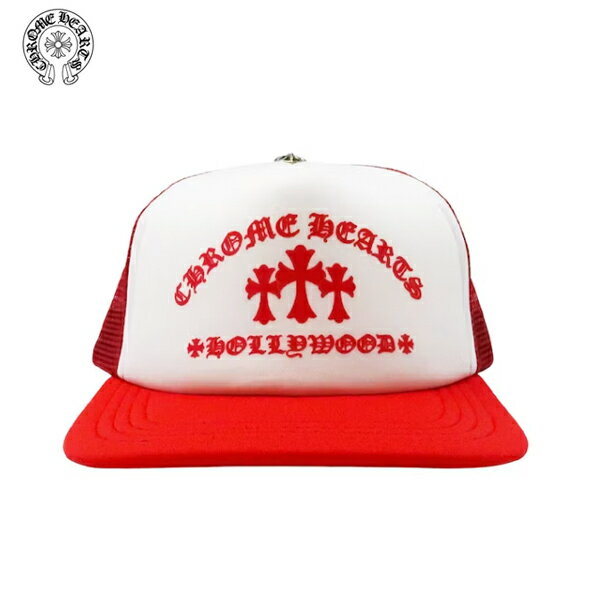 Chrome Hearts King Taco Trucker Hat Red/White 