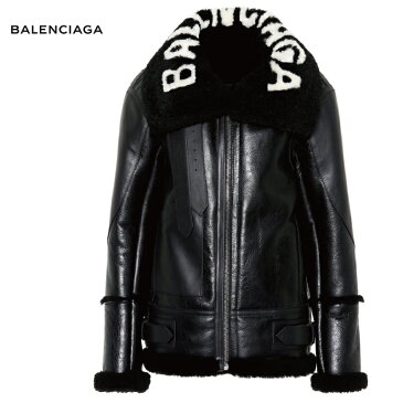 BALENCIAGA バレンシアガ Bombardier shearling jacket ボンバルディエ ブラック ジャケット アウター 2018-2019年秋冬