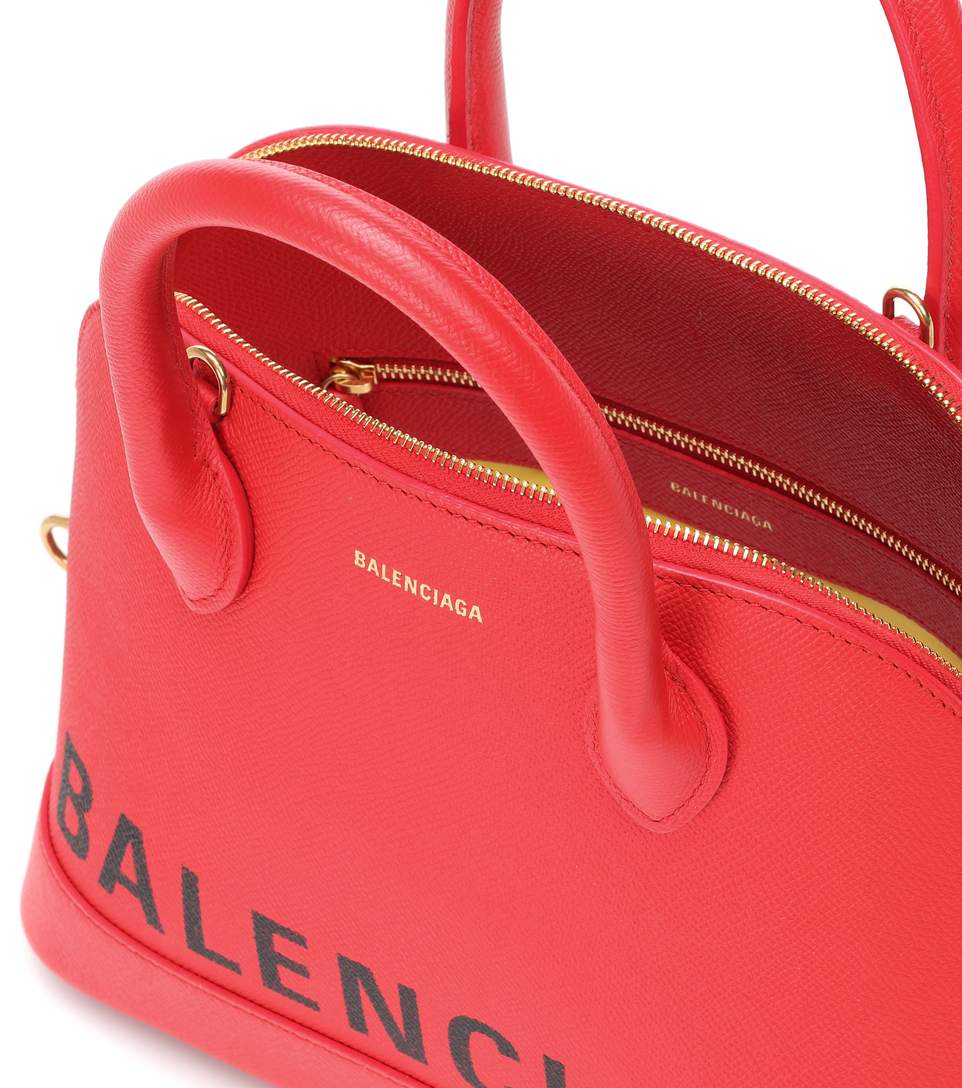 BALENCIAGA バレンシアガ Ville S leather tote バッグ レッド 2018-2019年秋冬